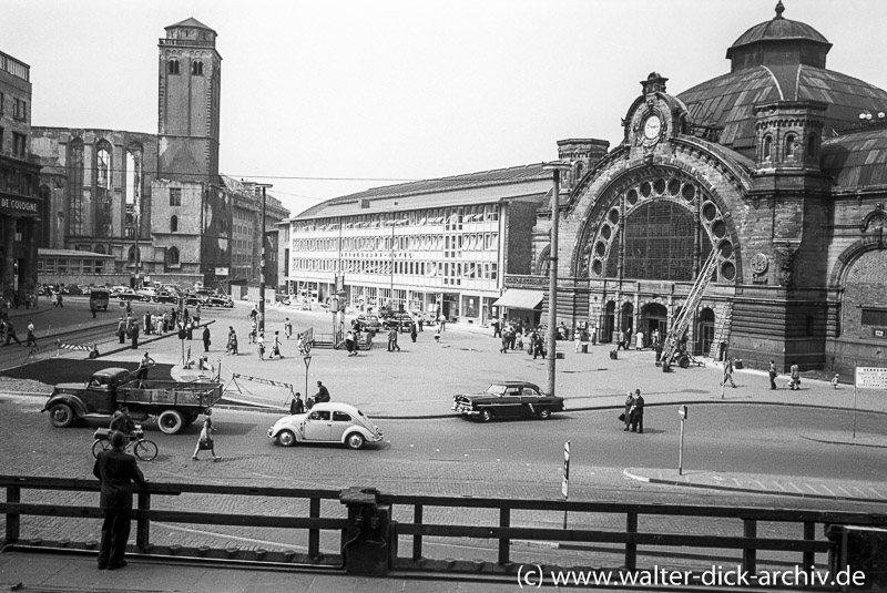 Der alte Hauptbahnhof 1954