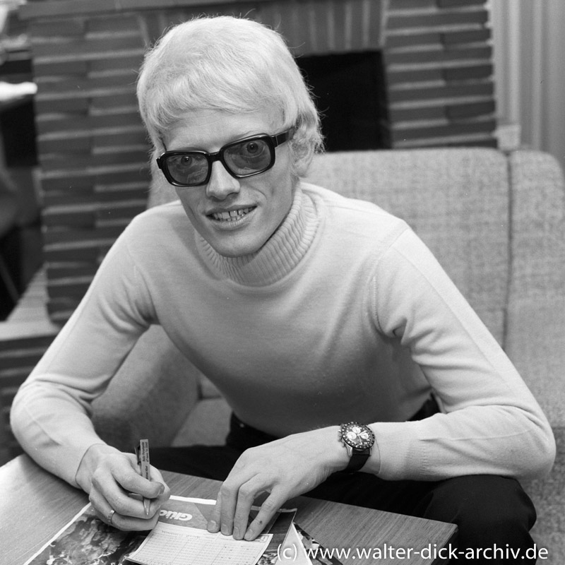 Heino beim Lottotip 1972