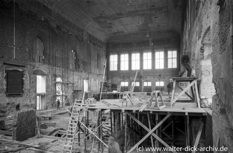 Wiederaufbau des Gürzenich 1953