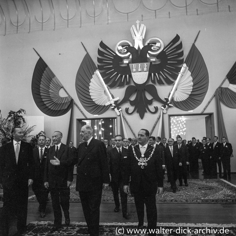 Auf zum Festdiner im Gürzenich 1962
