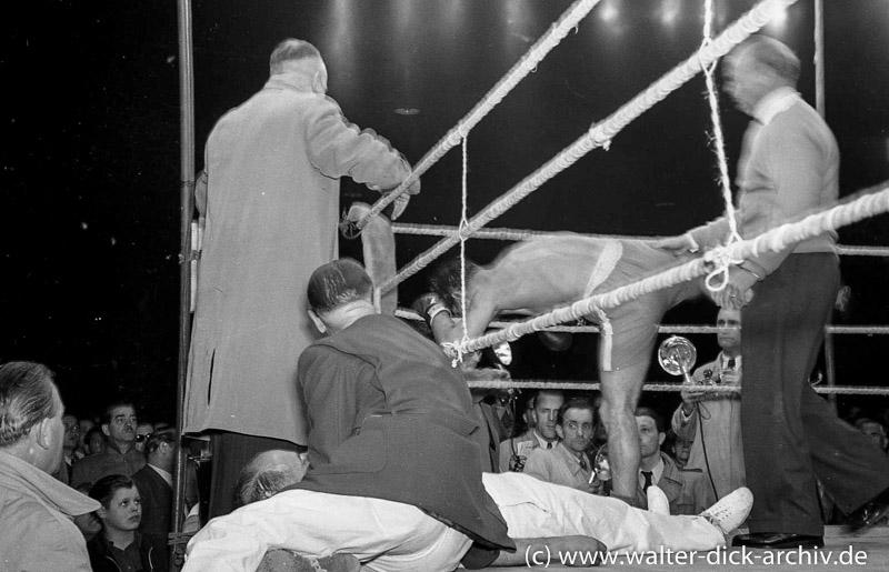 Peter Müller-Sein "berühmtester" Kampf 1952