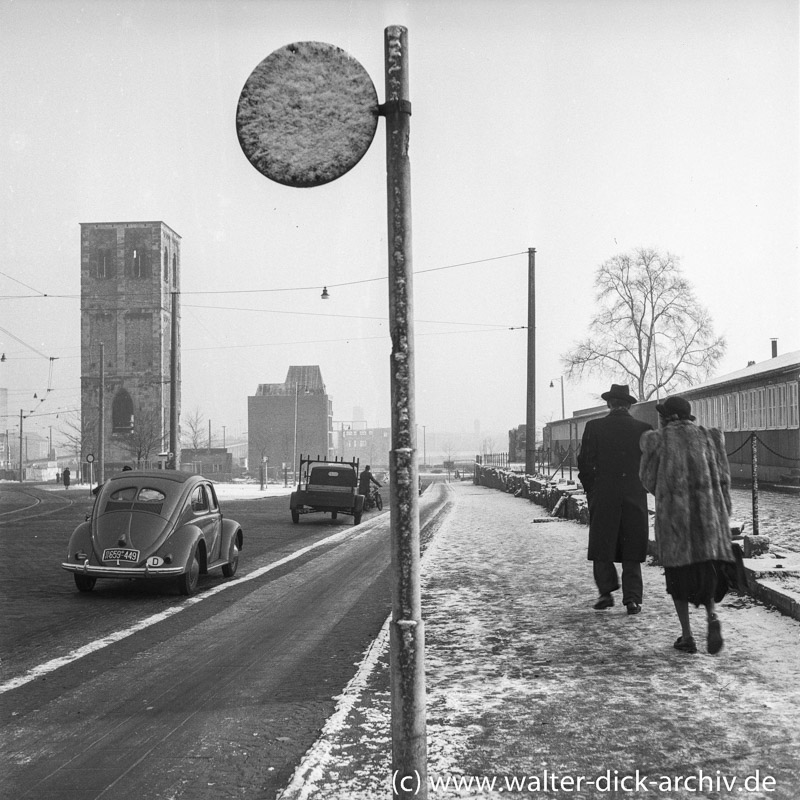 Köln im Winter 1953