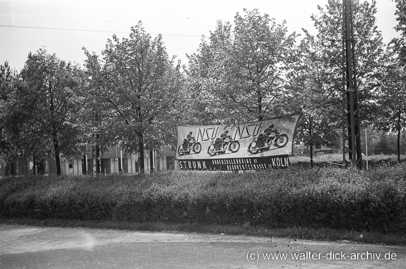 Reklame Transparent für NSU 1938