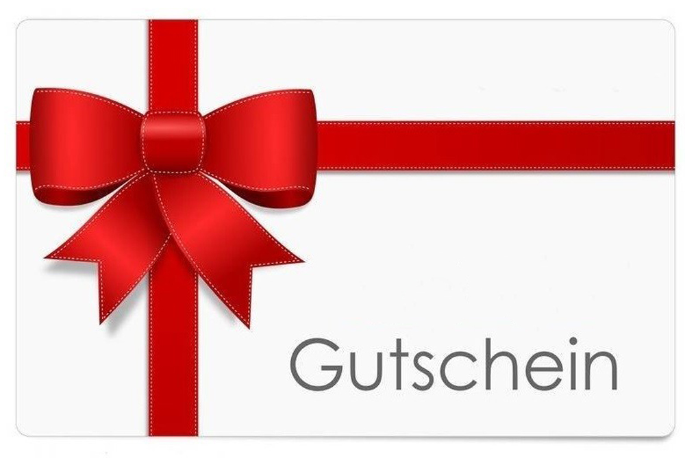 Geschenk-Gutschein als Klappkarte