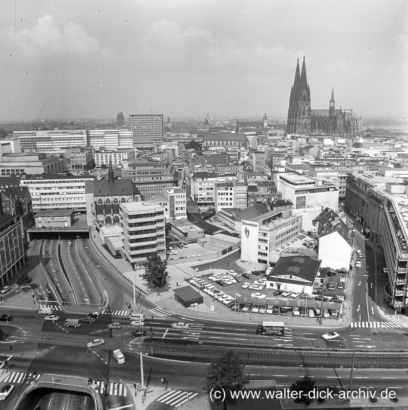 Verkehrsknotenpunkt 1970