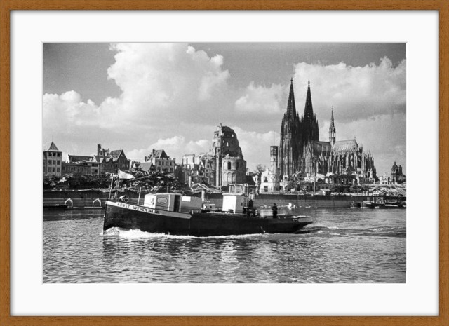 Kölner Altstadt 1948 - 70x100 cm fertig gerahmt
