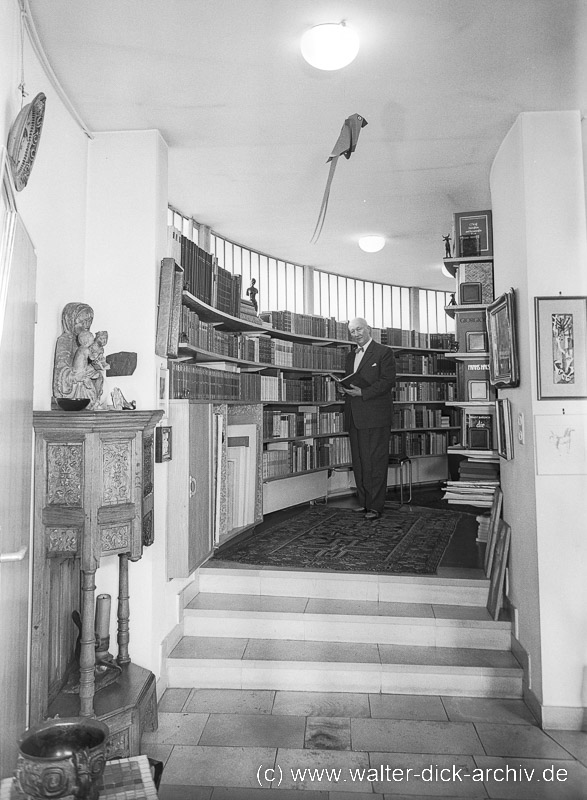 Haus Haubrich Zugang zur  Bibliothek 1956