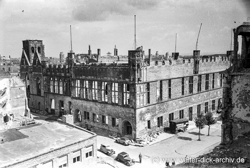 Gürzenich-Baustelle 1949