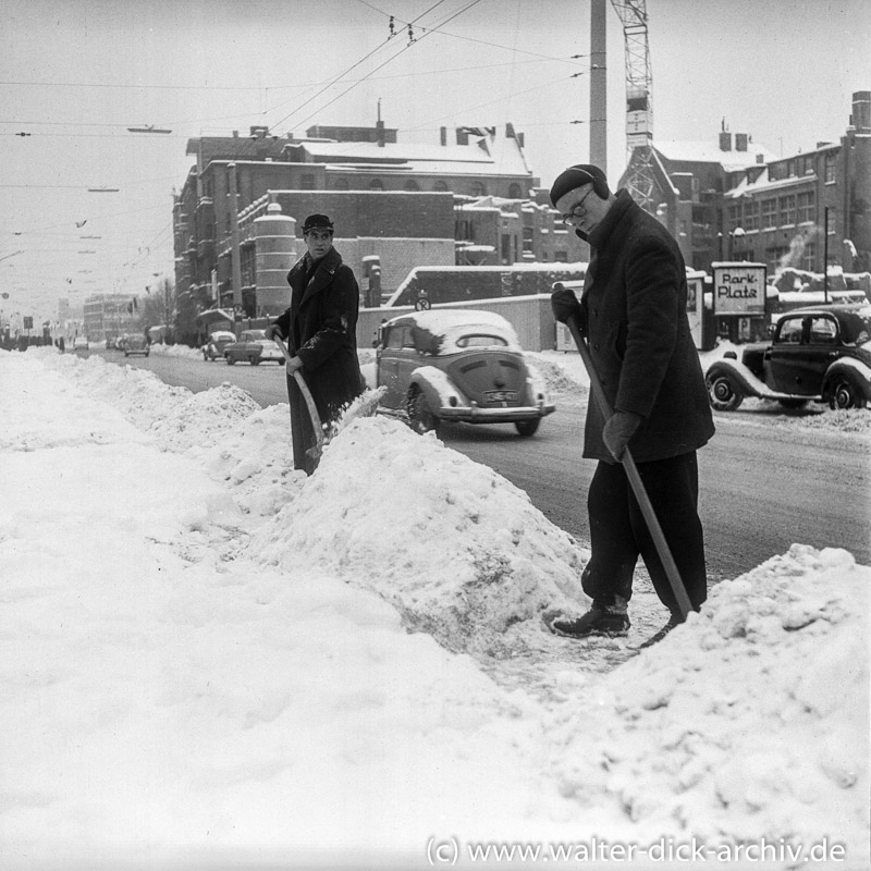 Köln im Winter 1953