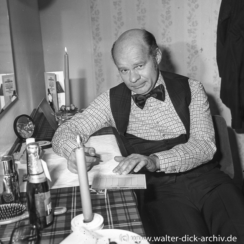 Ralph Wolter beim Lottotip 1962