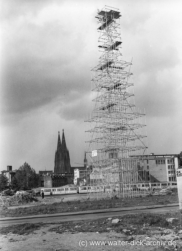 Wie wird das Fernmeldehochhaus aussehen? 1962