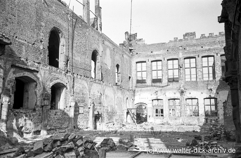 Innenraum des Gürzenich 1949