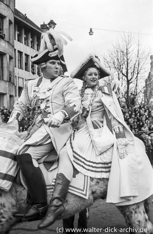 Tanzpaar der Prinzengarde 1951