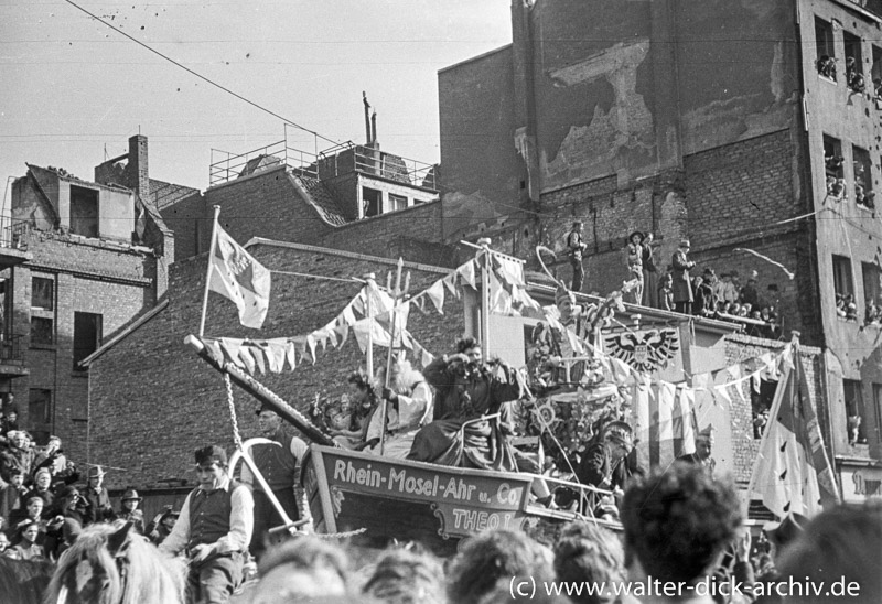 Rosenmontagszug 1949