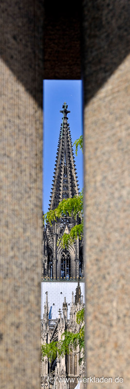 Blick zum Dom Köln Dom Spitze