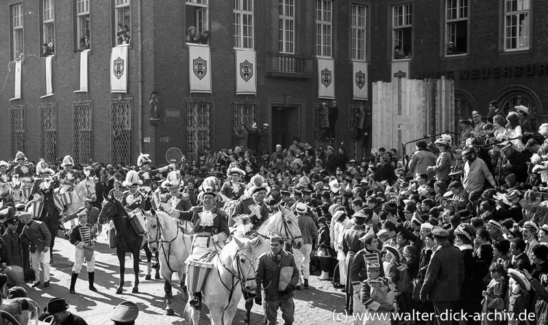 Der Funkengeneral und das närrische Volk 1960