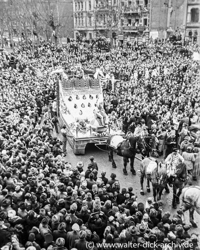 Der Prinz kommt zum Schluss - Rosenmontagszug 1950