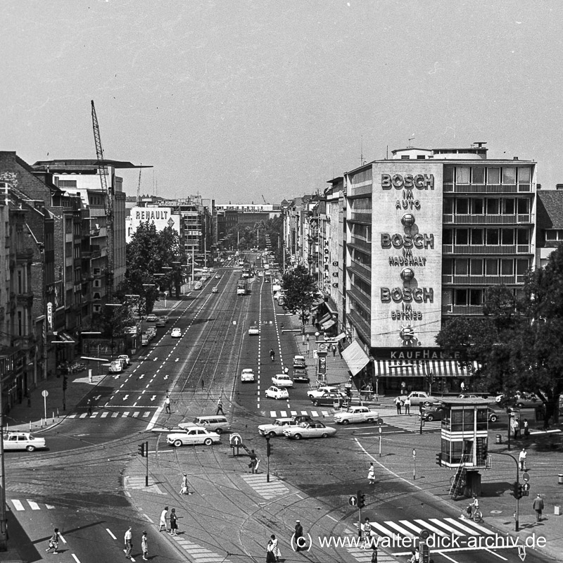 Rudolfplatz und Hohenzollernring 1964