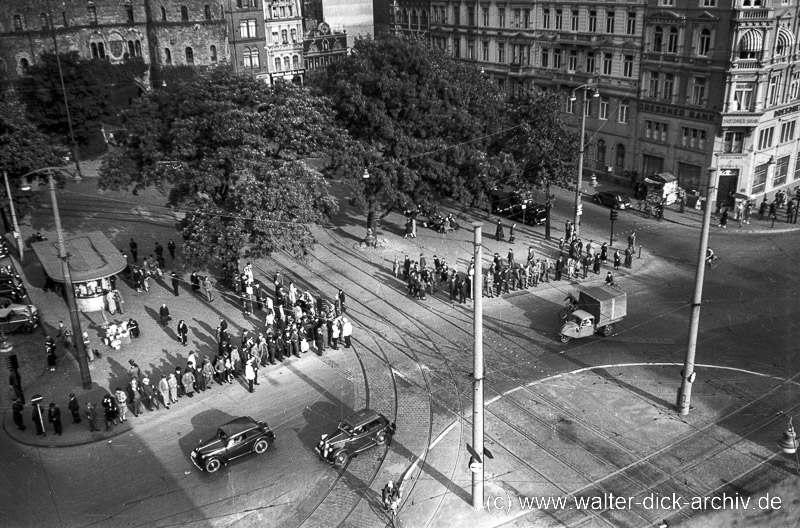 Auf dem Rudolfplatz 1938