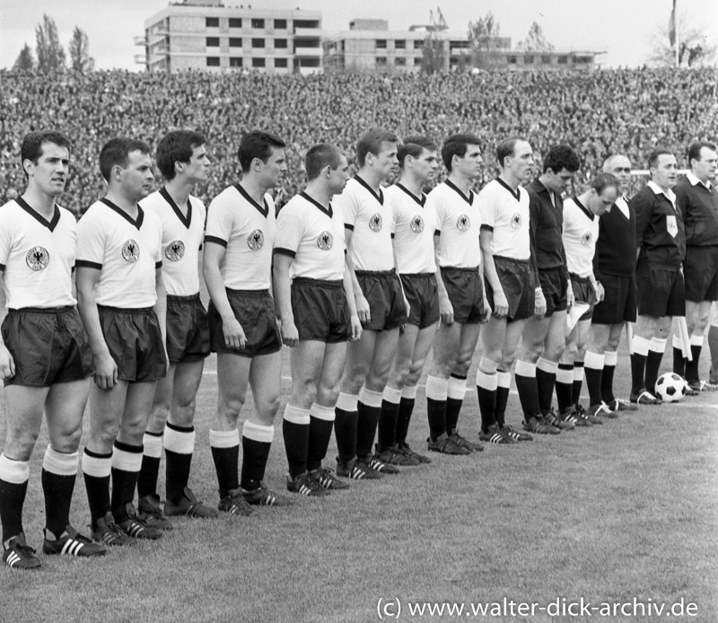 Fünf Kölner Nationalspieler 1964