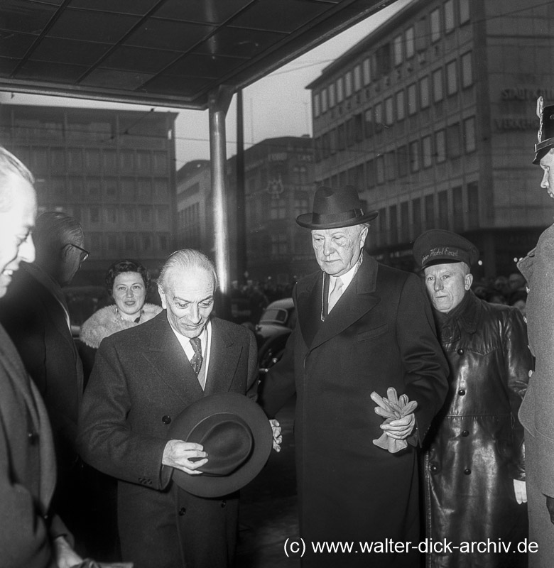 Staatsbesuch aus Italien 1956