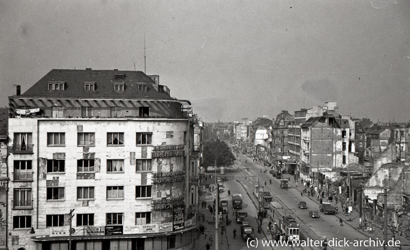 Blick vom alten Kölner Opernhaus 1946