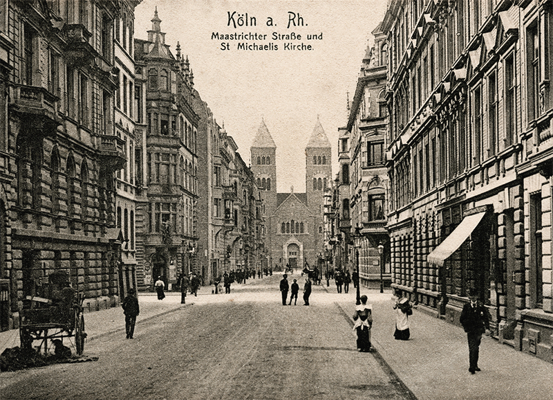 Belgisches Viertel in Köln 1910