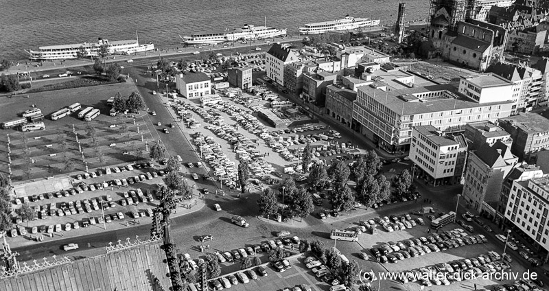 Freie Flächen östlich des Doms 1959