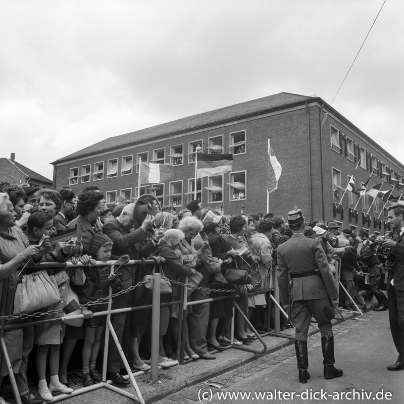 Jubel für den Staatsgast 1962