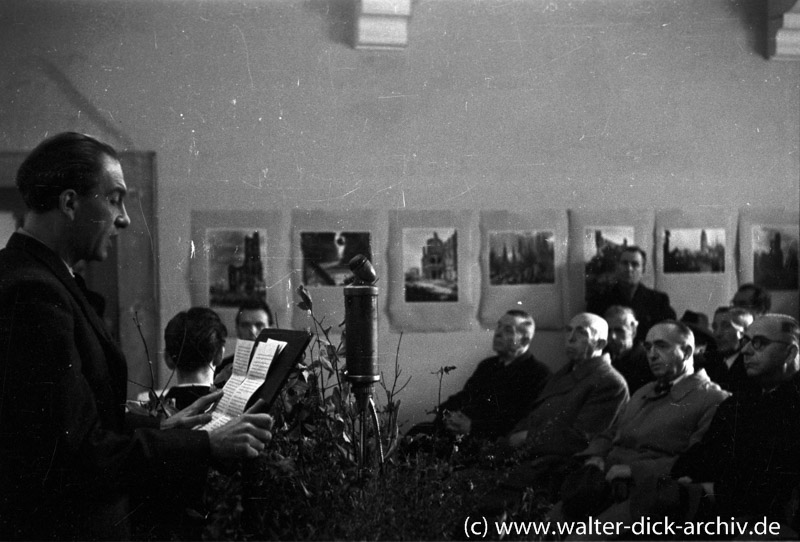 Ausstellungseröffnung Hermann Claasen 1947