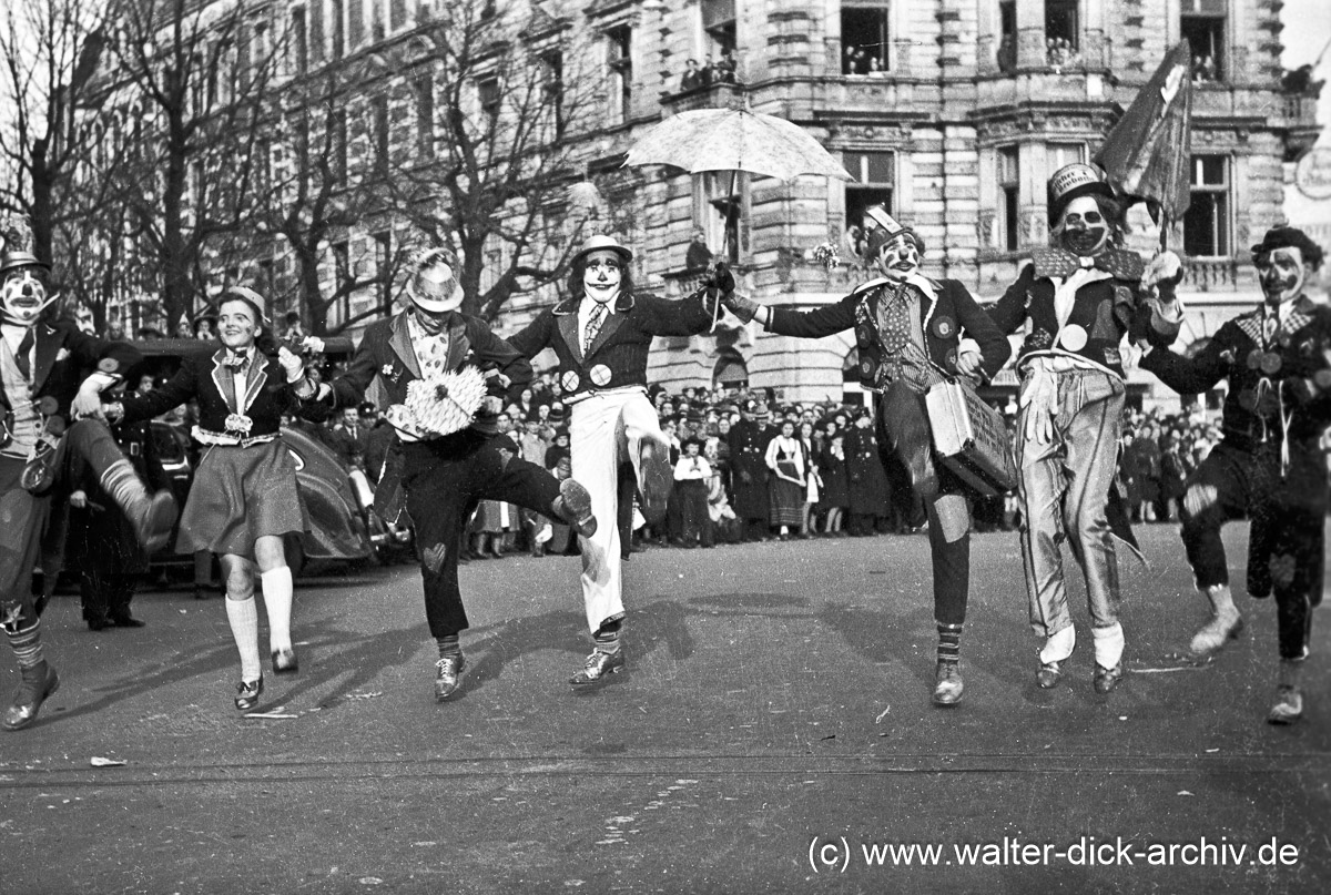 Jeckedanz em Veedelszoch 1950