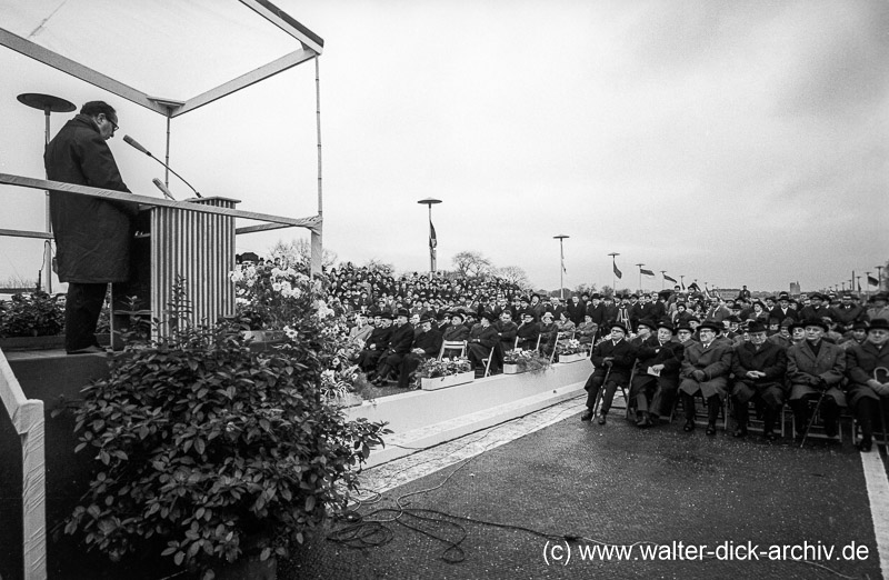 Einweihung der Zoobrücke 1966