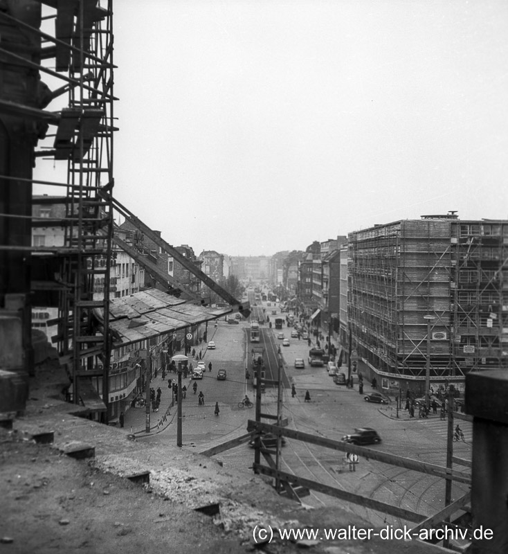 Blick vom alten Opernhaus 1952