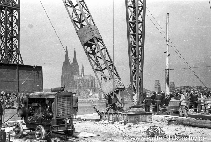 Zum Baubeginn der Deutzer Brücke