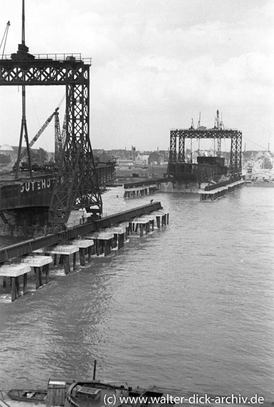 Wiederaufbau der Köln-Deutzer Brücke