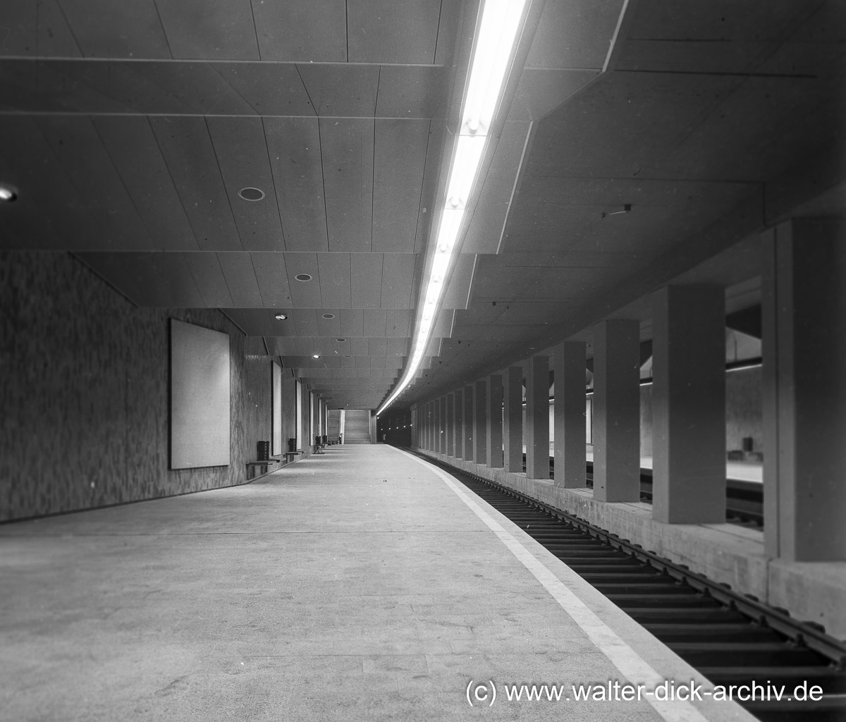 U-Bahnhof Dom /Hauptbahnhof 1968