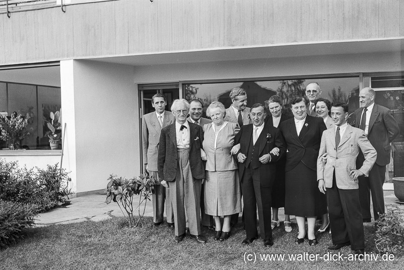 August Sander beim Geburtstag von Robert Görlinger 1953