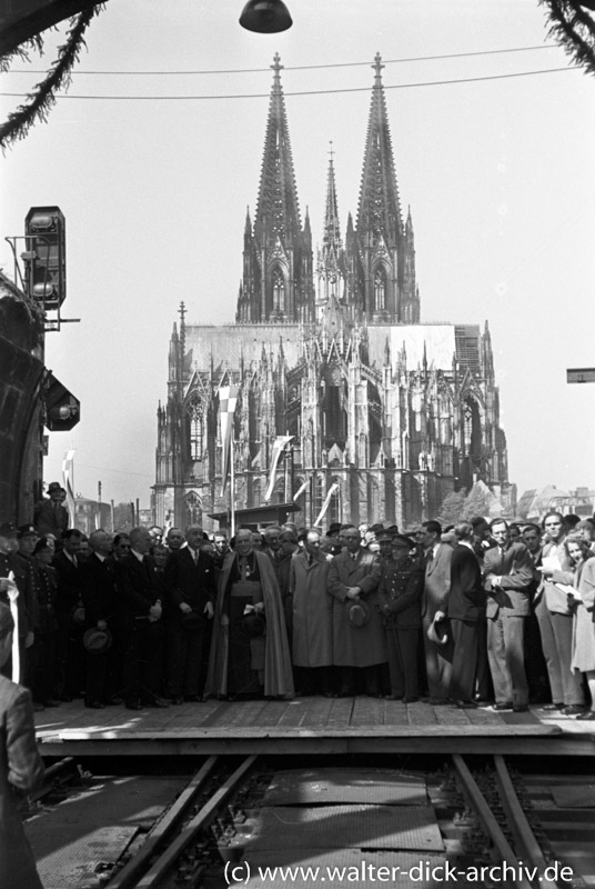 Wiedereröffnung der Hohenzollernbrücke