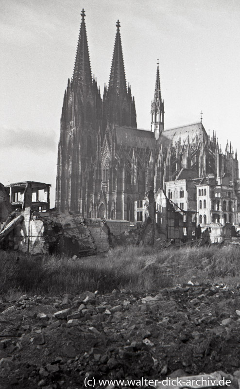 Trümmerbrache in der Innenstadt