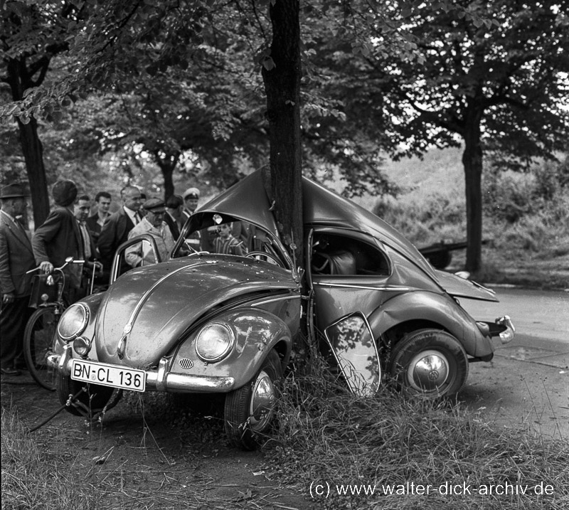 Tödlicher Verkehrsunfall 1958