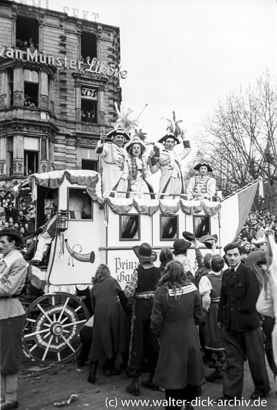 Feldpost der Prinzengarde 1951