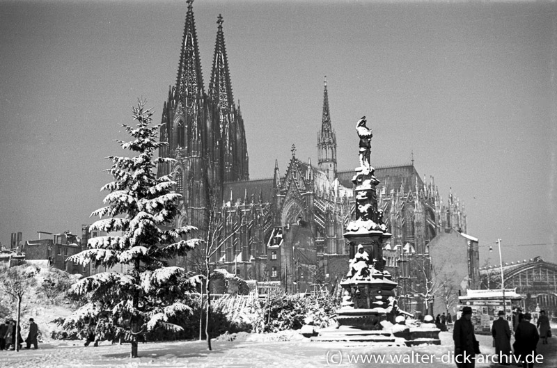 Alter Markt Winterbild 1946