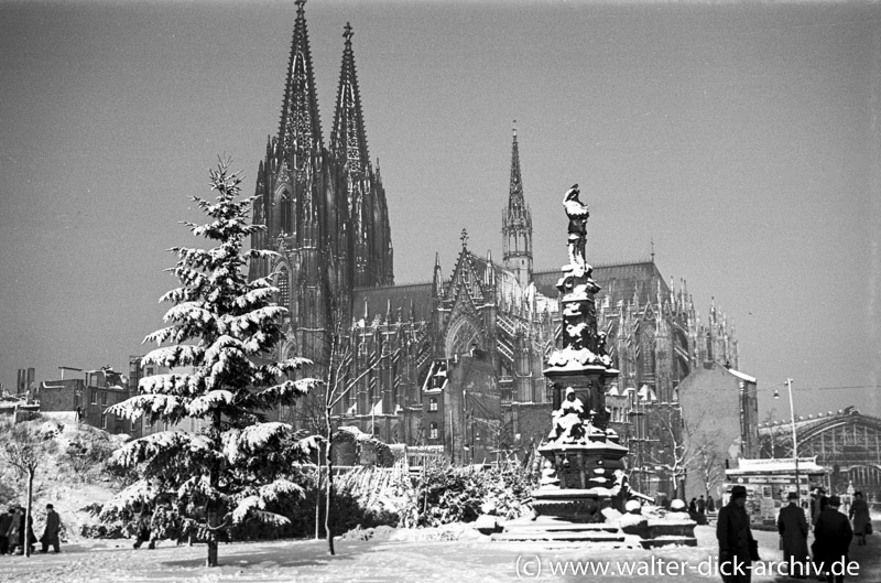 Alter Markt Winterbild 1946