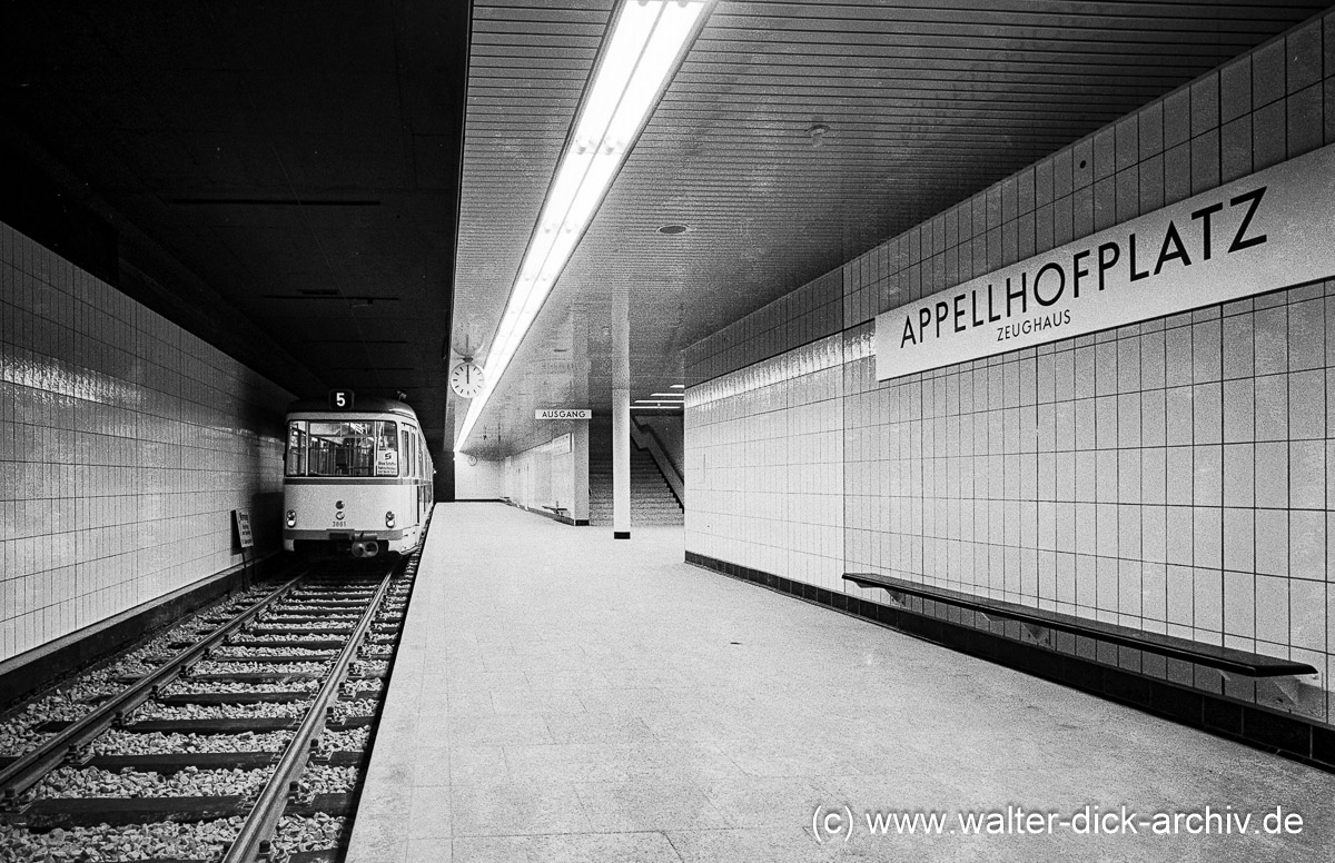 U-Bahnhof Appellhofplatz 1968