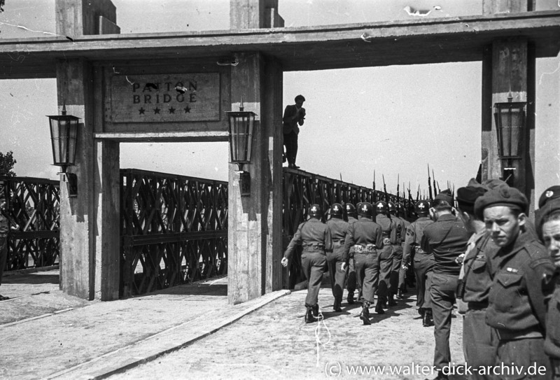 Eröffnung der Patton Brücke 1946