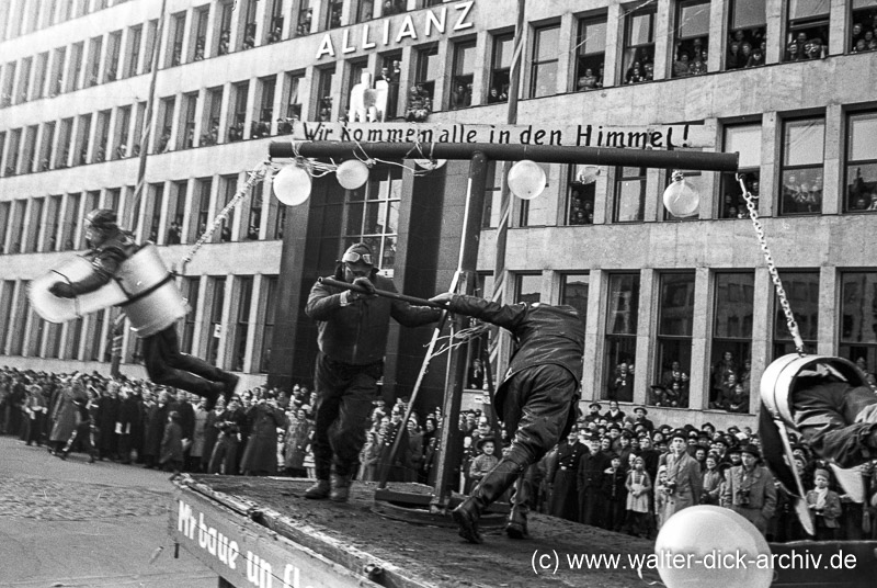 Wagen beim Veedelszoch 1953