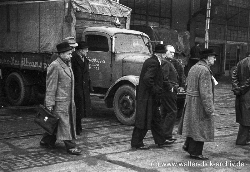 Besichtigung der Ford-Werke 1948