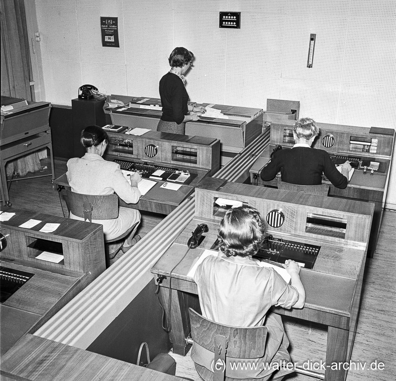 Vermittlungsstellen 1958