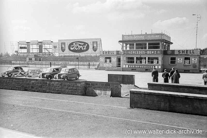 Der "Buckeltaunus" auf dem Nürburgring 1950