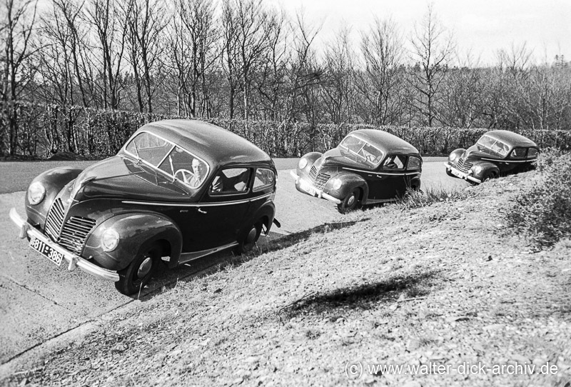 Der "Buckeltaunus" auf dem Nürburgring 1950